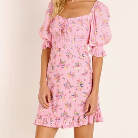 Faithful the Brand Juliette floral sage mini dress - Picture 2 of 5